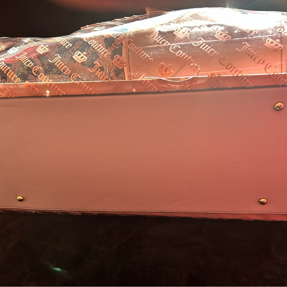 Juicy Couture Pink and Gold Transparent Tote - Picture 7 of 7